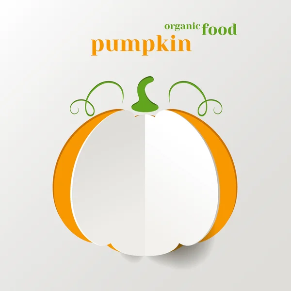 Creative Pumpkin — Stock Vector