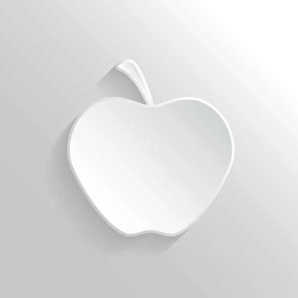 Icono de manzana — Vector de stock