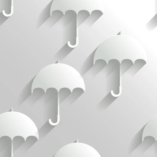 Abstrakt sömlös bakgrund med paraplyer — Stock vektor