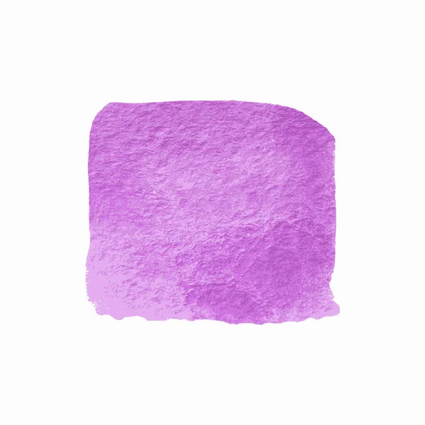 Bannière aquarelle carrée violette . — Image vectorielle