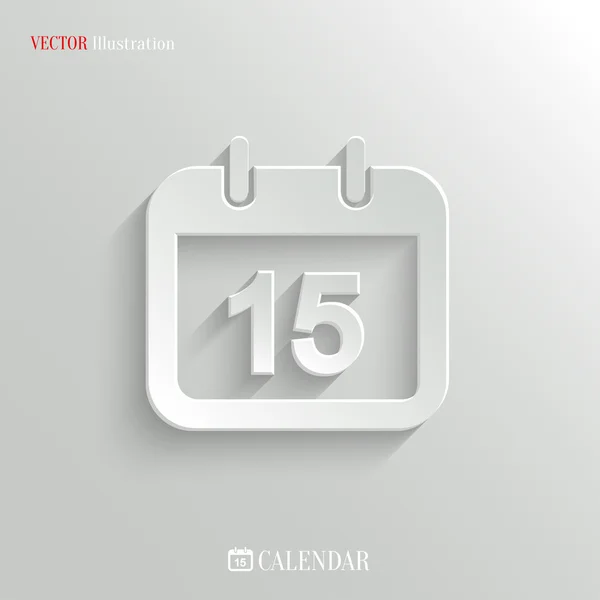 Иконка Календарь - Векторный фон — стоковый вектор