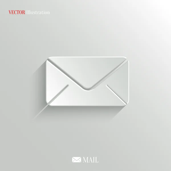 Mail icon - vector web background – stockvektor