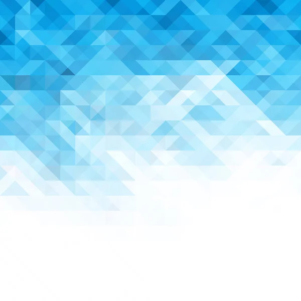 Vektor Abstrakten Geometrischen Hintergrund Blaue Mosaik Vorlage Hintergrund — Stockvektor