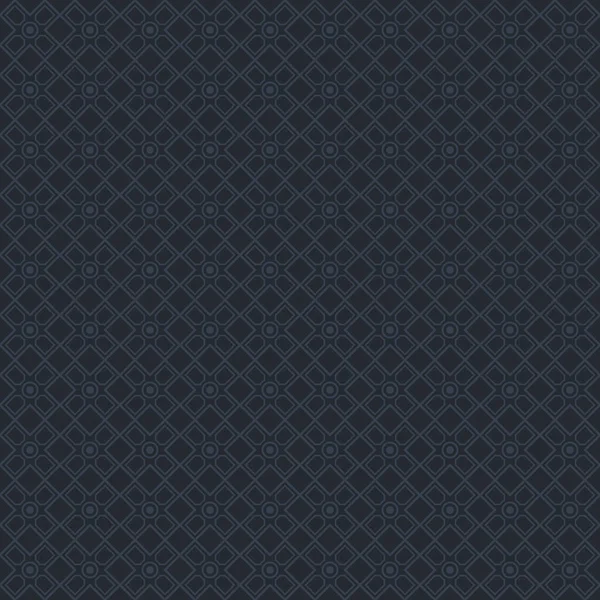 矢量黑色典雅的几何无缝图案 华丽无缝的背景 — 图库矢量图片
