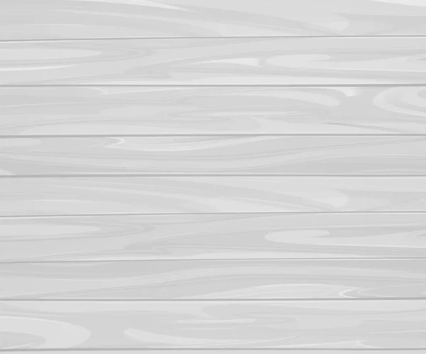 Vector White Retro Wood Textured Background Horizontal Planks Grunge Vintage — Stock Vector