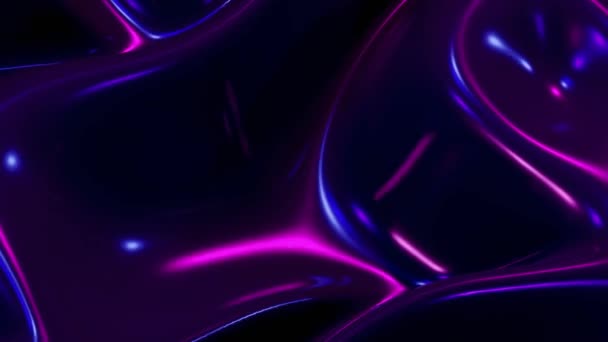 Loop Abstract Moving Holographic Waves Background Render Wavy Surface  Animation — Stock Video © okumer #566665204