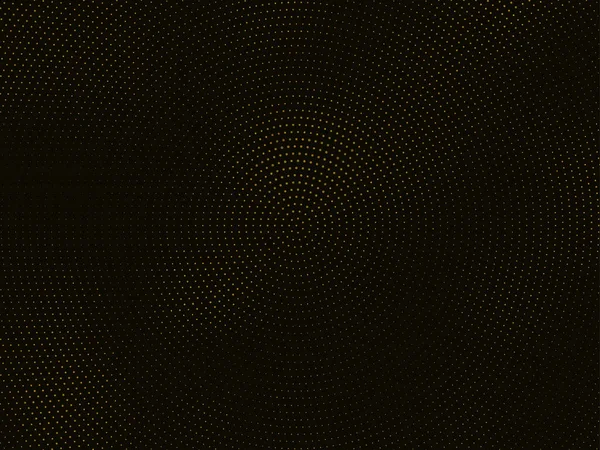 Abstract Black Background Golden Glitter Halftone Ornament Template Background Stamped — Stockvector