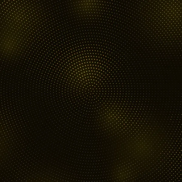 Fondo Negro Abstracto Con Adorno Semitono Brillo Dorado Fondo Plantilla — Archivo Imágenes Vectoriales