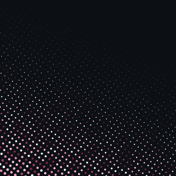 Motif Vectoriel Abstrait Rose Demi Teinte Sur Fond Noir Modèle — Image vectorielle