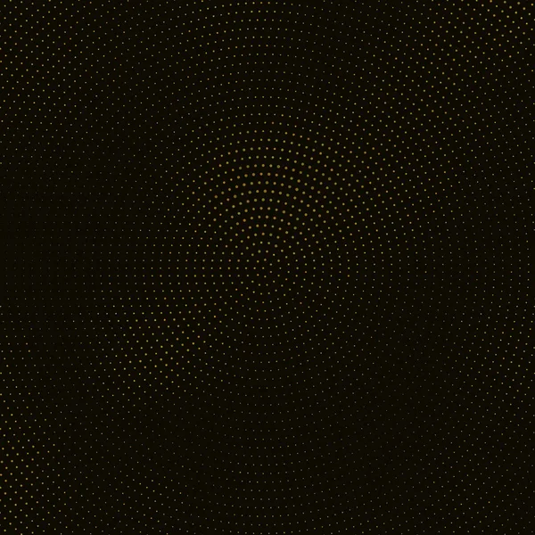 Fondo Negro Abstracto Con Adorno Semitono Brillo Dorado Fondo Plantilla — Archivo Imágenes Vectoriales