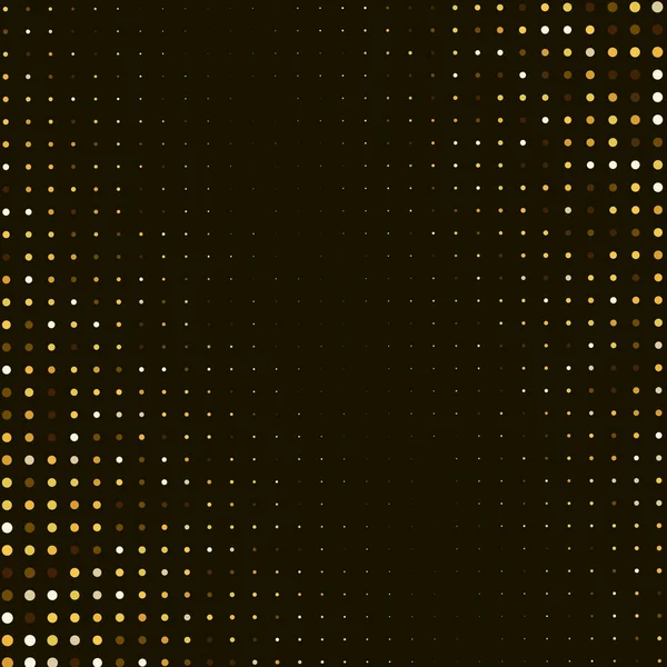 Motif Vectoriel Abstrait Doré Demi Teinte Sur Fond Noir Modèle — Image vectorielle