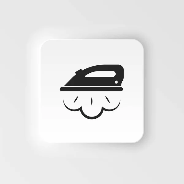 Ironing Icon Ironing Linear Symbol Design Cleaning Collection Simple Outline — стоковый вектор