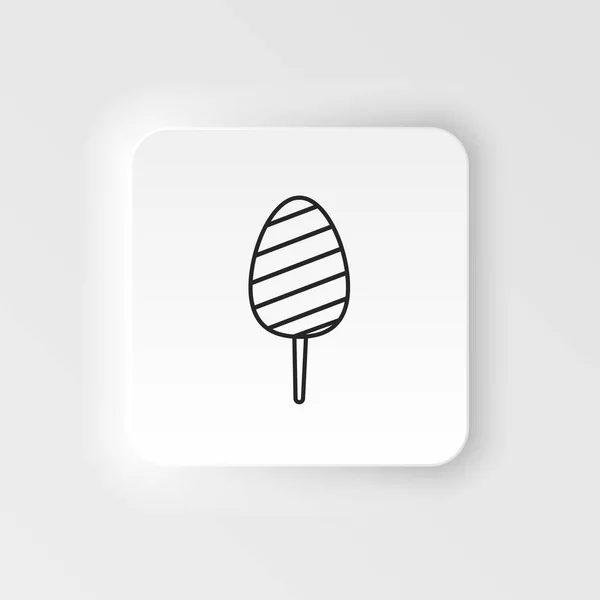 Candy Candy Floss Icon Simple Element Illustration Natural Concept Candy — Stockvektor