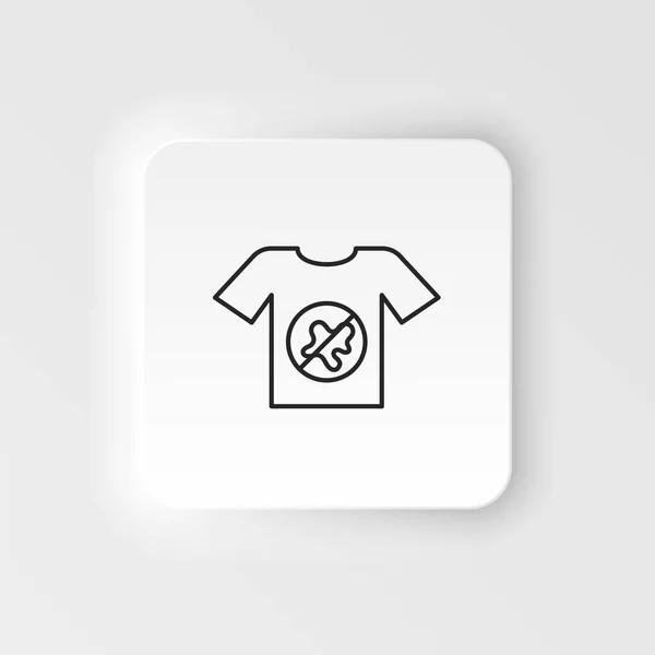 Cotton Clothes Shirt Icon Simple Element Illustration Natural Concept Cotton — Stockvector