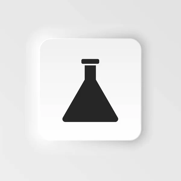 Chemical Flask Icon Vector Simple Element Illustration Concept Chemical Flask — Stock vektor