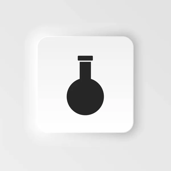 Chemical Flask Icon Vector Simple Element Illustration Concept Chemical Flask — ストックベクタ