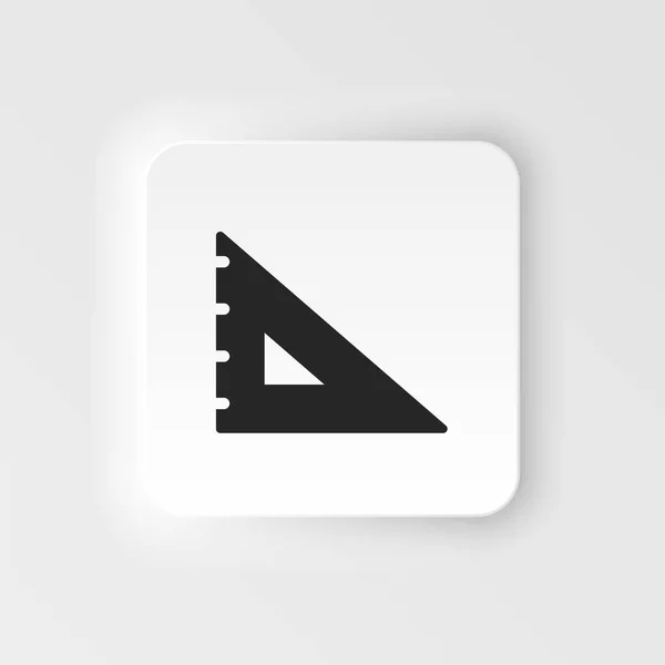 Degree Square Drafting Geometry Tool Icon Vector Simple Element Illustration — Διανυσματικό Αρχείο