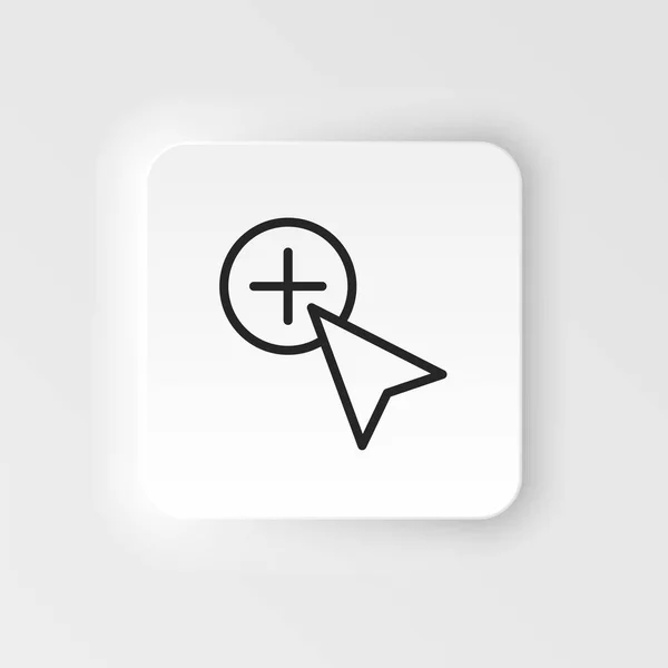 Adicionar Copiar Ícone Vetor Cursor Elemento Ferramenta Design Para Conceito —  Vetores de Stock