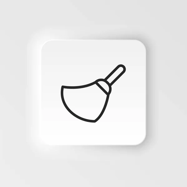 Clear Broom Vector Icon Element Design Tool Mobile Concept Web — Wektor stockowy