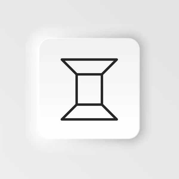 Bobbin Coil Handmade Vector Icon Element Design Tool Mobile Concept — Vettoriale Stock