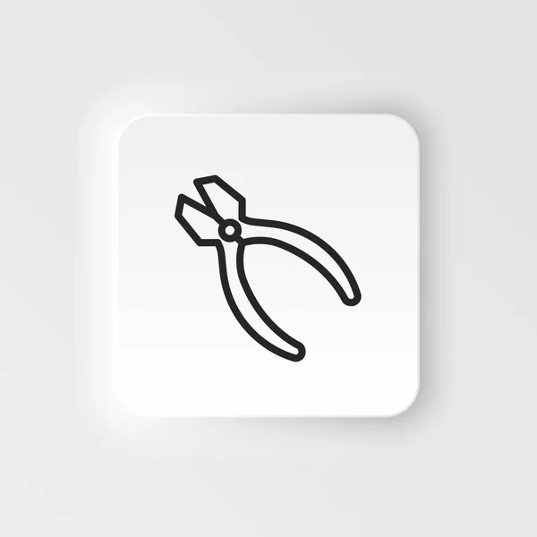 Nippers Repair Vector Icon Element Design Tool Mobile Concept Web — 스톡 벡터