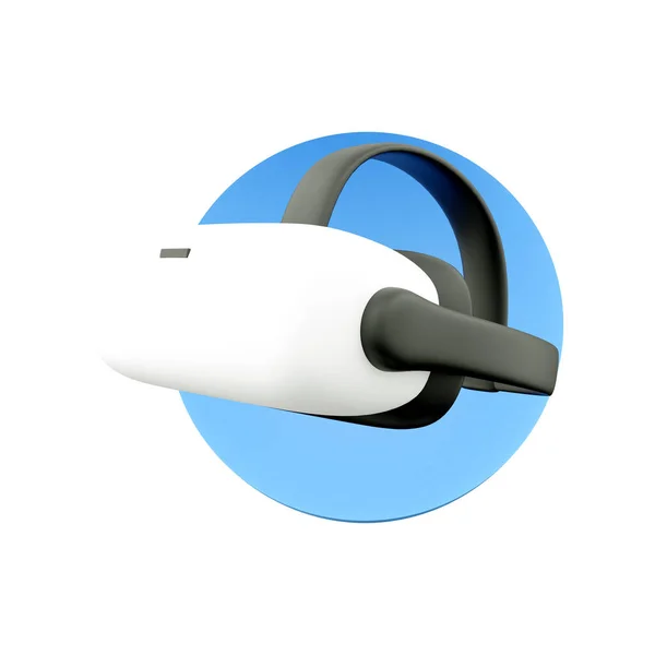 3D render icon VR glasses icon with checkmark. 3d render icon — Stockfoto