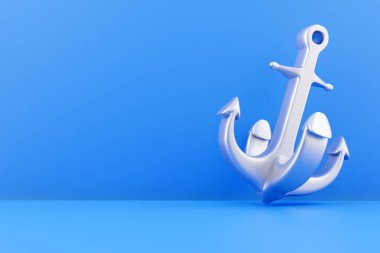 3 boyutlu çapa. 3 boyutlu çapa. 3d sunucu illüstrasyonu.