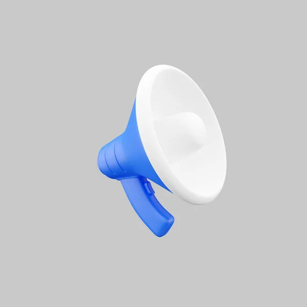 Render Megaphone Speaker Broadcast Share Icon Colorful Illustration Rendering Megaphone — Stock Photo, Image