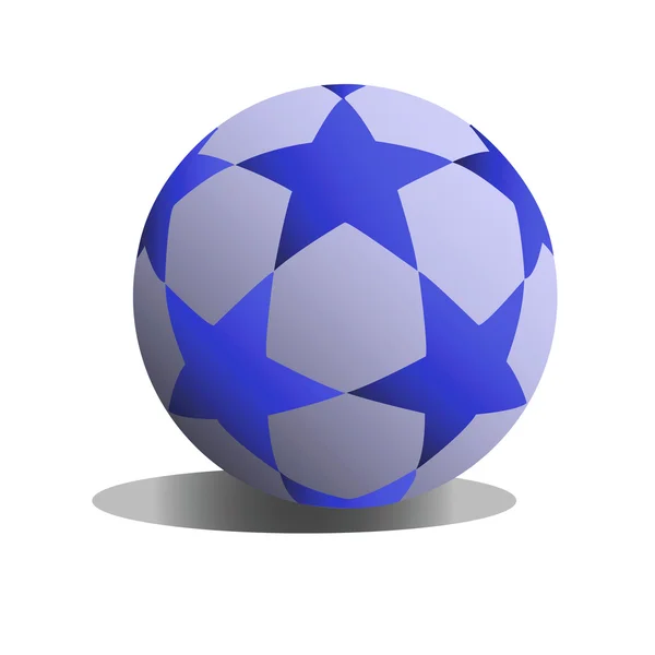 Balón de fútbol — Vector de stock