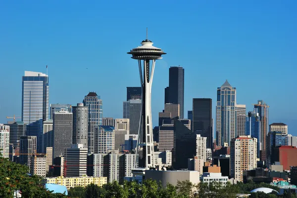 El horizonte de Seattle — Foto de Stock