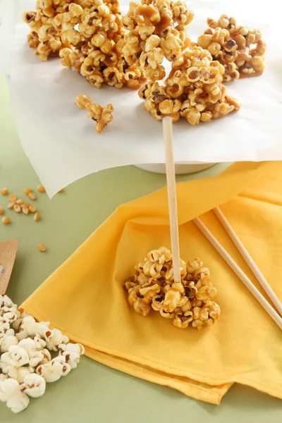 Pop-corn au caramel — Photo