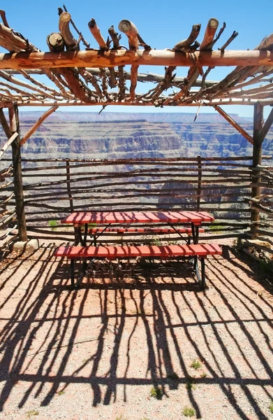 Obserwacji schronienie grand canyon — Zdjęcie stockowe