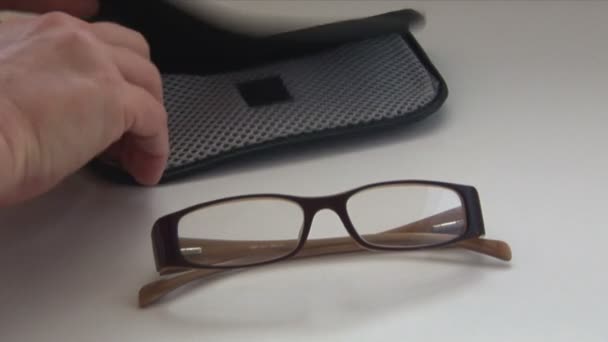 Glasses Case — Stock Video