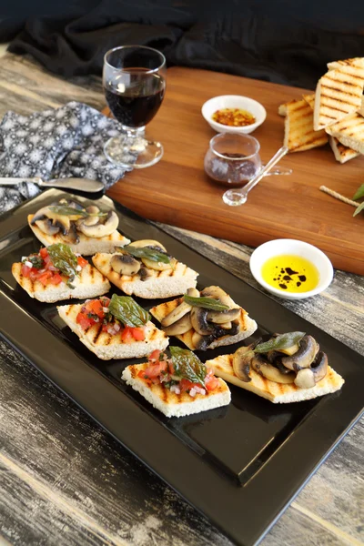 brushetta ve dips