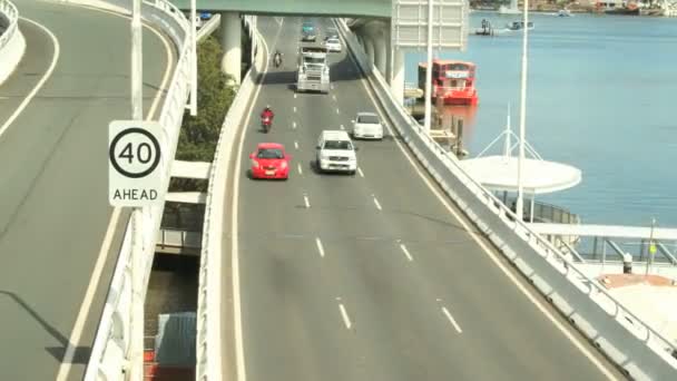 Traffico autostradale — Video Stock