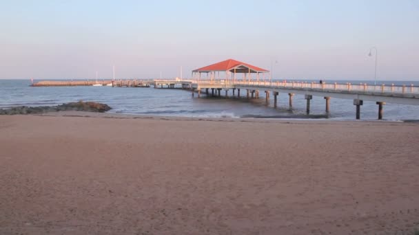 Redcliffe Pier 2 — Stok video