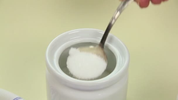 Açúcar em Weet Bix — Vídeo de Stock
