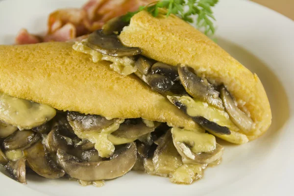 Mushroom Omelette — Stock Photo, Image