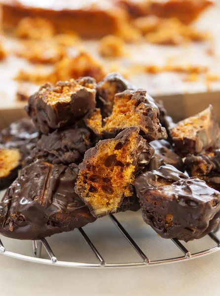 Chocolate Honeycomb — Stock Photo, Image