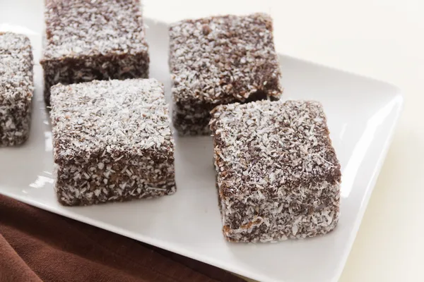 澳洲进口 lamingtons — 图库照片