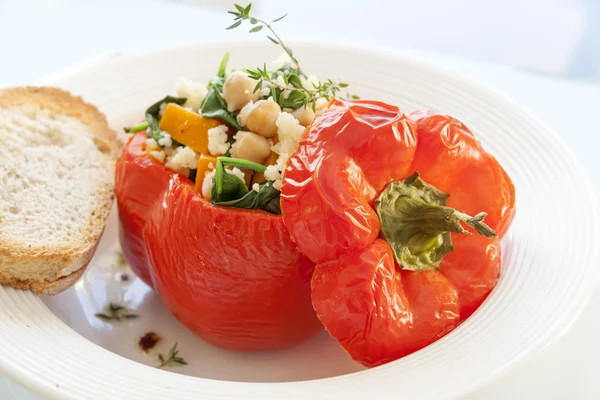 Roasted Stuffed Pepper — Stock Photo, Image