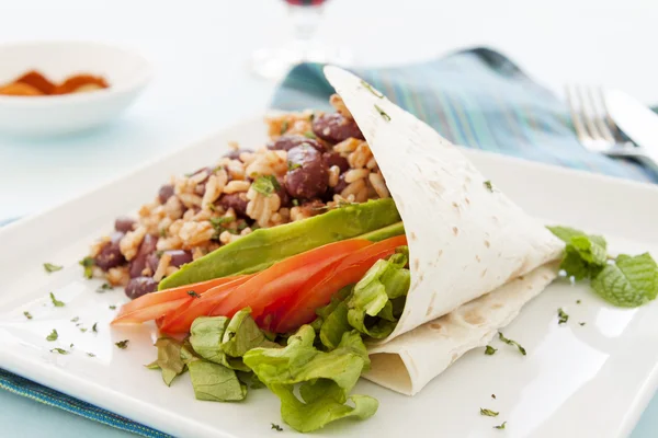 Pittige Mexicaanse tortilla — Stockfoto