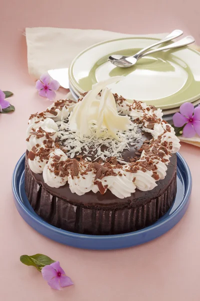 泥のチョコレート ケーキ — ストック写真