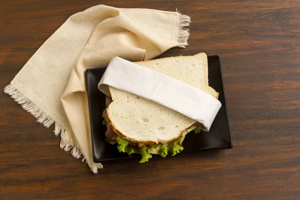 Sándwich de carne y chutney — Foto de Stock