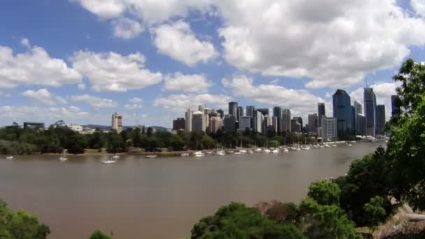 Brisbane Cidade Timelapse — Vídeo de Stock