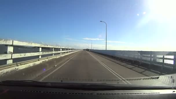 Bridge Driving — Stock Video