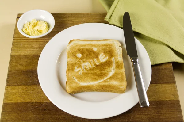 Lächeln Toast — Stockfoto