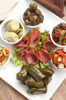 Mezze Antipasto Platter  clipart