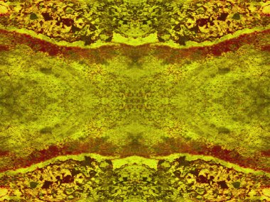 Yarı kalabalık mavi ve yeşil mermer