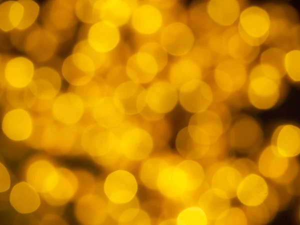 Abstrakte Verschwommene Bild Von Gold Oder Gelbem Licht Der Nacht — Stockfoto